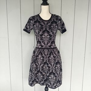 ROMEO & JULIET | Black & Grey Knit Sweater Dress